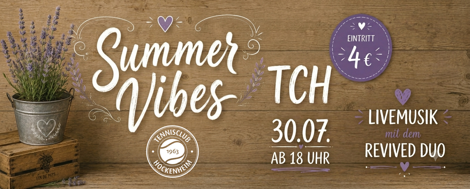 Summer Vibes beim TCH 30.07.2026